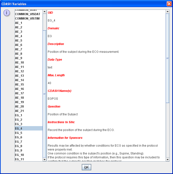 CDASH in the ODM Study Designer